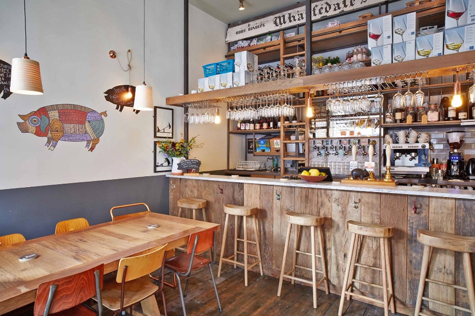 Friends of Ham Ilkley restaurant interior