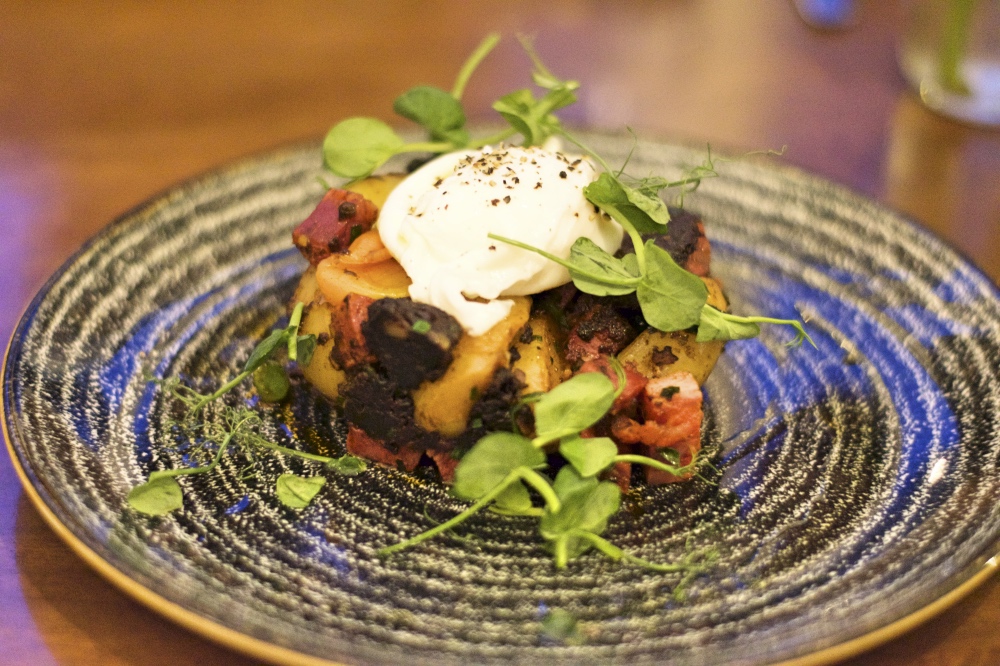 Rising Sun Inn Sheffield Review Fulwood Road black pudding chorizo hash
