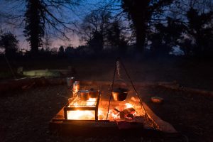 Outdoor Dining Events Yorkshire - Fire & Dine - Yorkshire Gourmet - Swillington Organic Farm Leeds