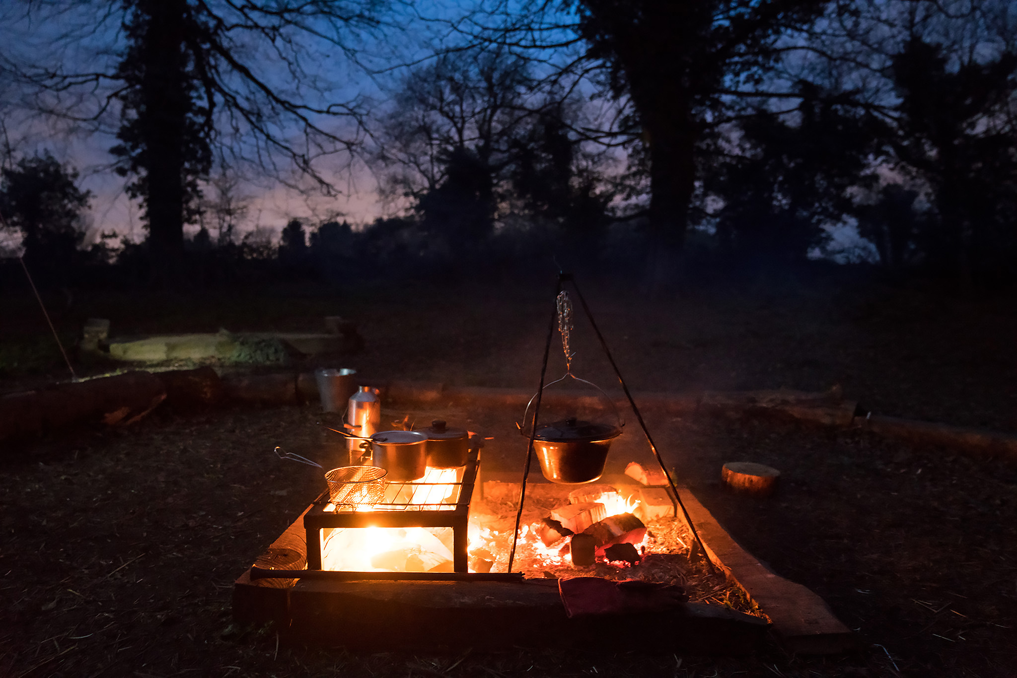 Outdoor Dining Events Yorkshire - Fire & Dine - Yorkshire Gourmet - Swillington Organic Farm Leeds