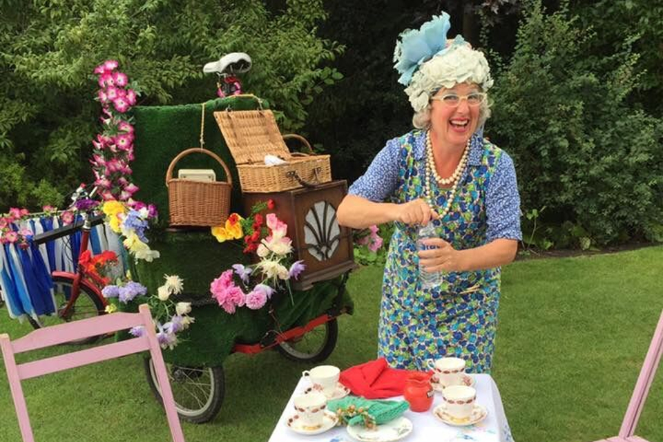 tea ladies Newby Hall Food Festival