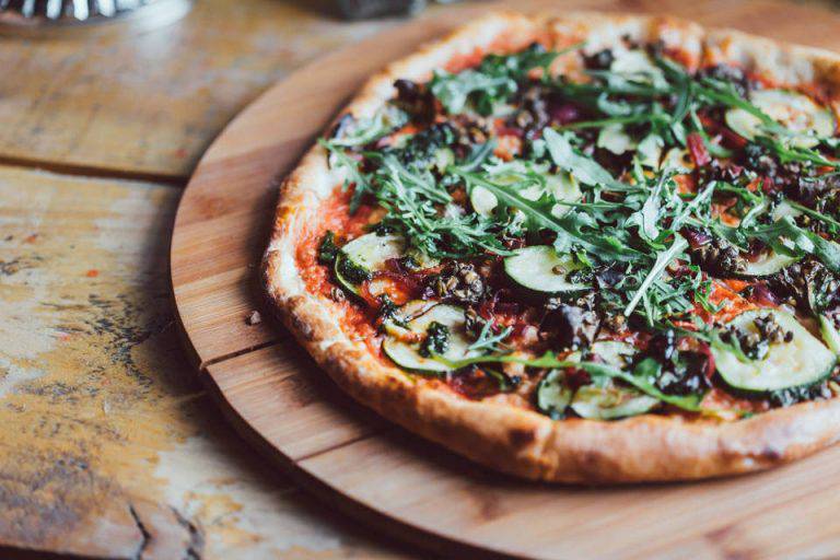 Craft and Dough Sheffield Offers Veggi Pizza