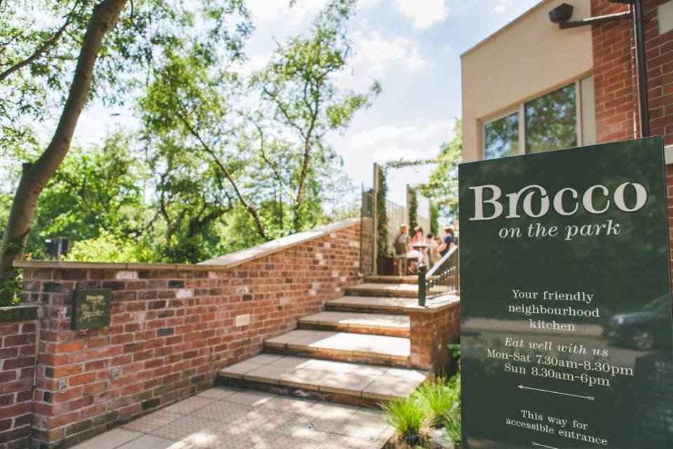 Brocco on the park exterior