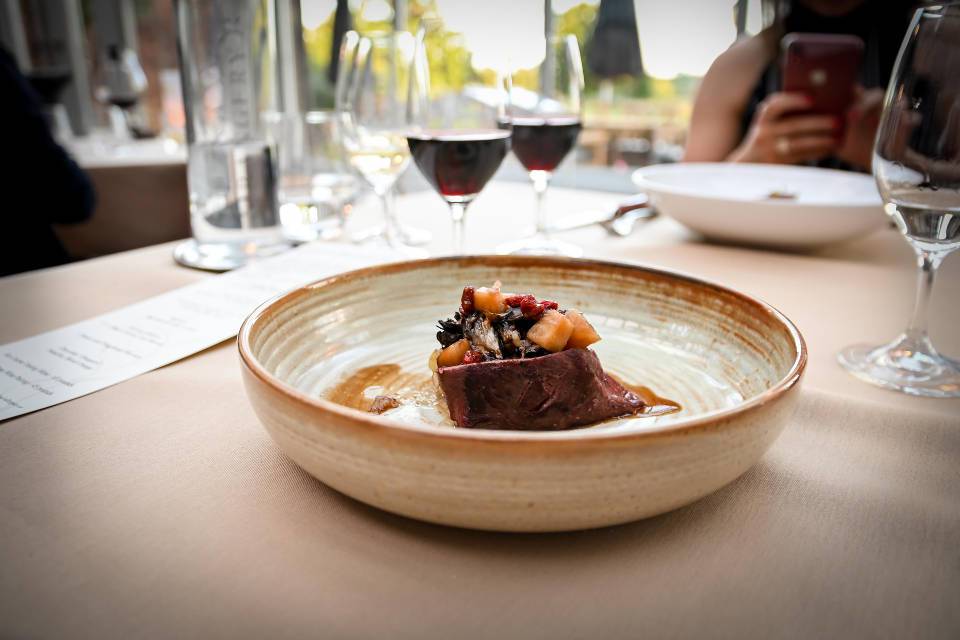 Rockliffe Hall Orangery Restaurant Sample Main Dish