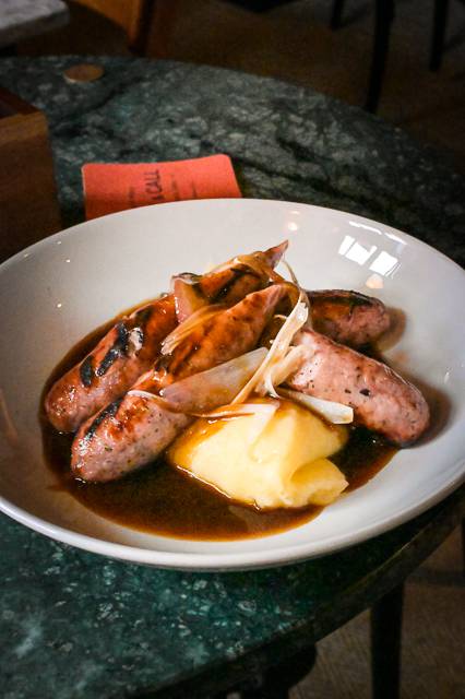 Beck and Call Leeds review Sausage & Mash