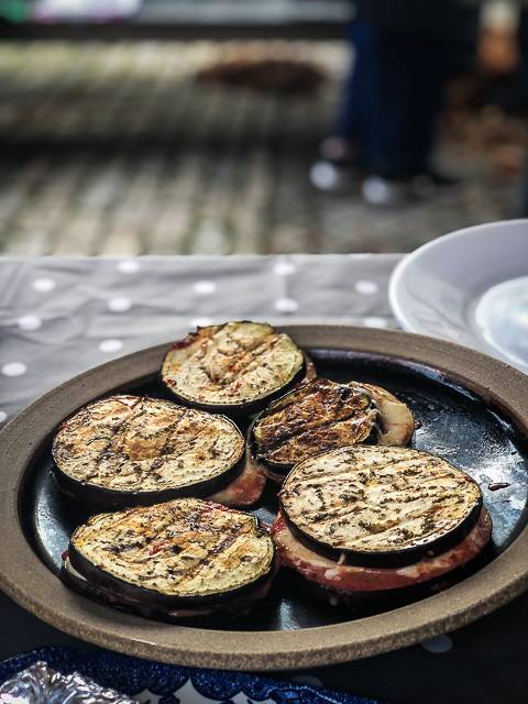 School of Artisan Food BBQ Aubergines