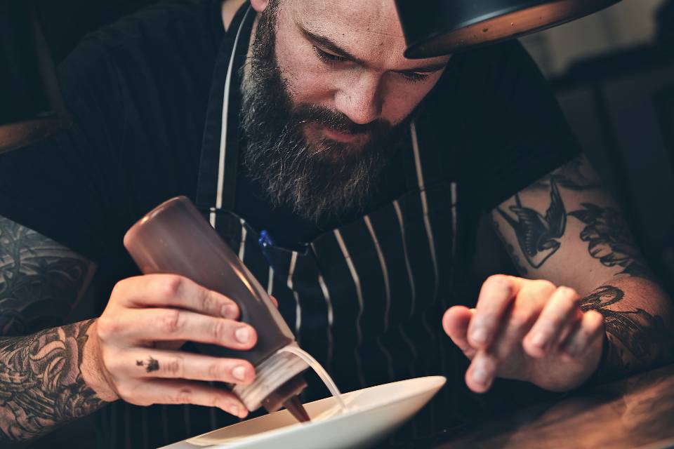 Matt Healy Foundry Chef plating