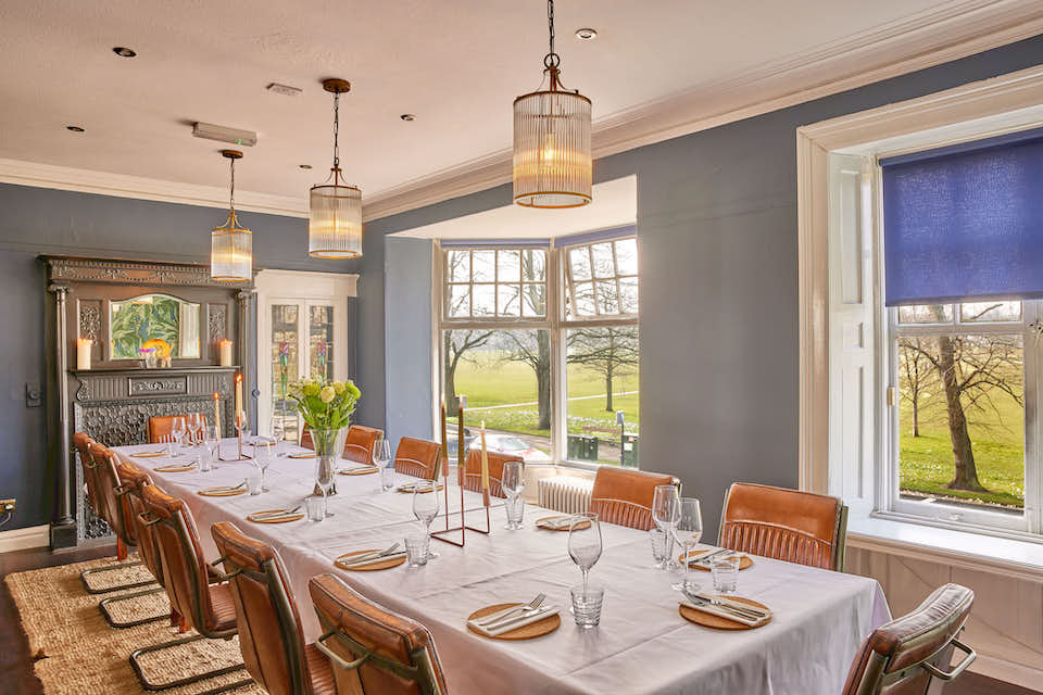 Three's A Crowd Harrogate private dining room spring 2022