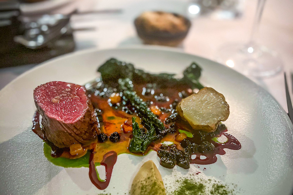 Goldsborough Hall Harrogate Review - Highland Venison tasting menu dish