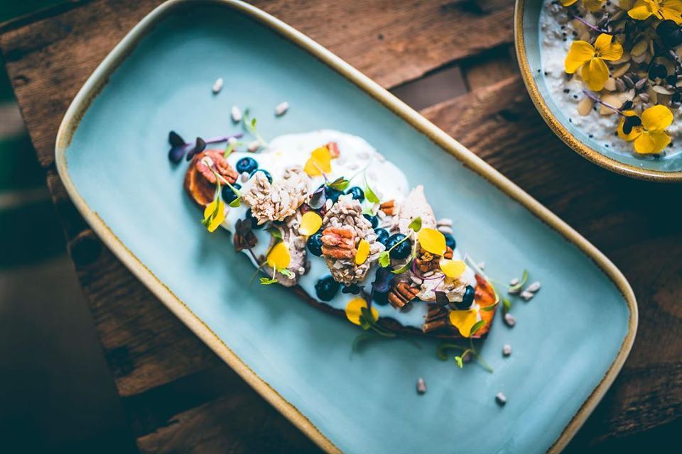 Gron York Kafe Sweetpotato Toast