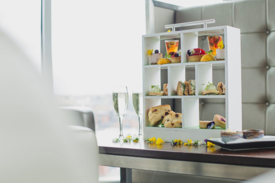 Sky Lounge Afternoon Tea Double Tree Hilton