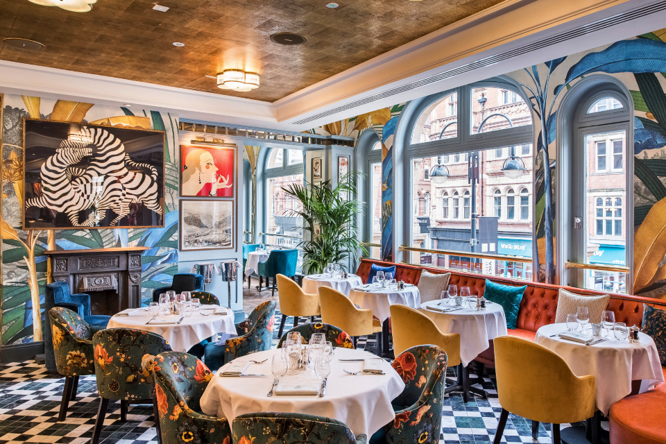 The Ivy Leeds restaurant interior
