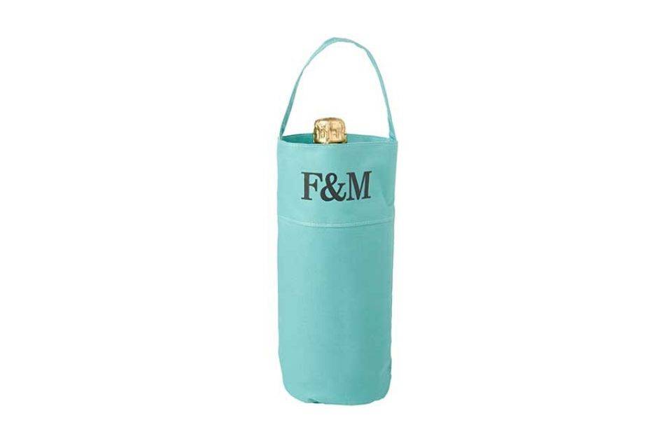 Fortnum’s Freezable Champagne & Wine Bottle Holder, Eau de Nil