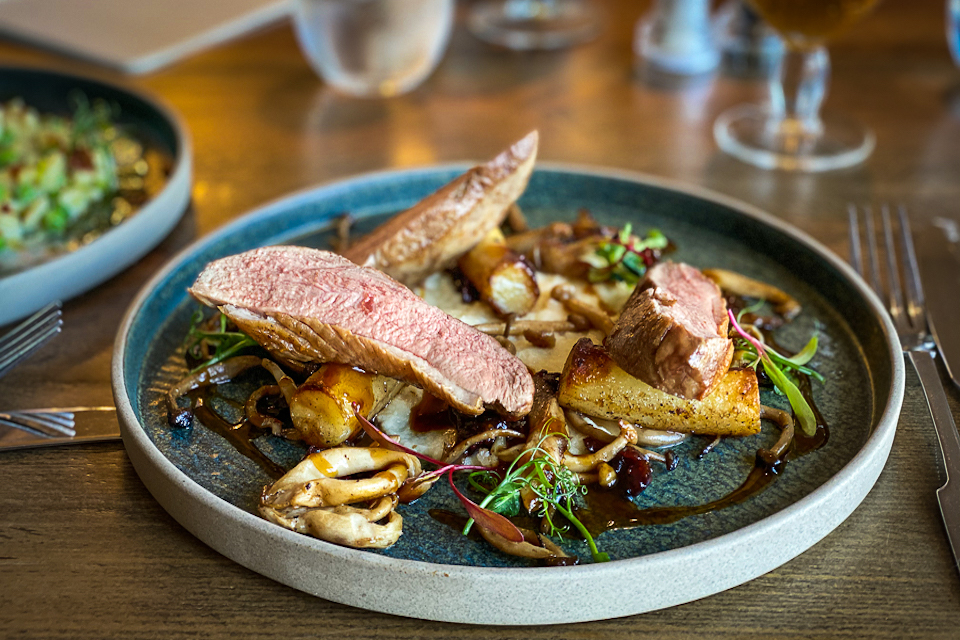 The Rusty Bull Huddersfield Review Duck main course