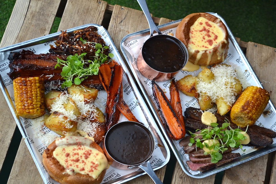 Butcher & Catch Sunday lunch plates