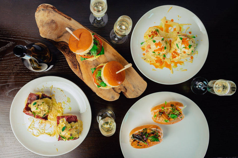 Silversmiths Sheffield Bottomless Brunch Selection of Dishes