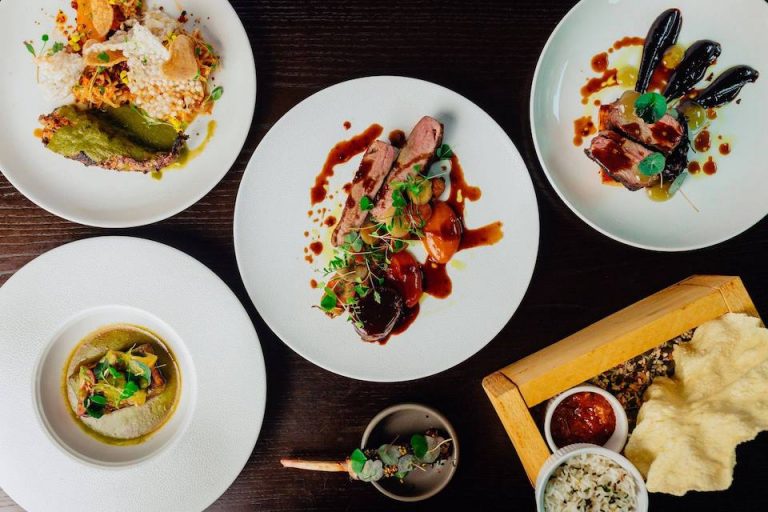 Silversmiths Sheffield voucher offer - overhead shot main dishes