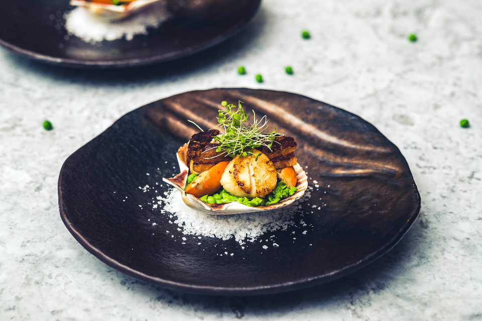 Pan-Fried Diver Caught Scallop Recipe from The Cookery School at The Grand York