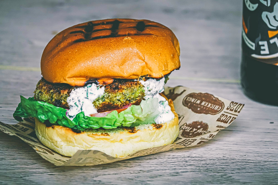 Chickpea burger recipe provenance inns