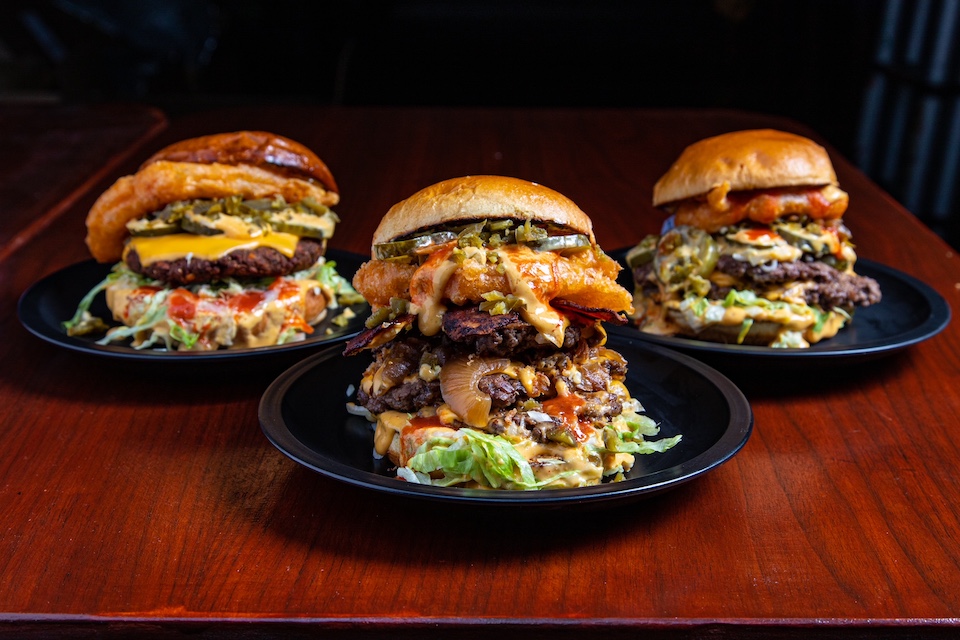 Big Buns Leeds trio of burgers