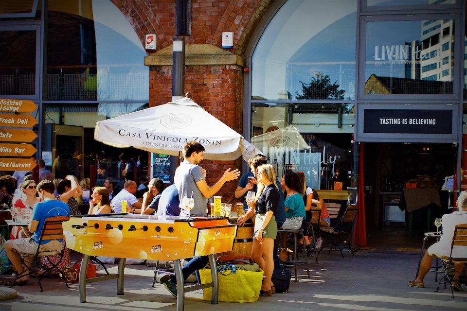Livin’ Italy outside terrace