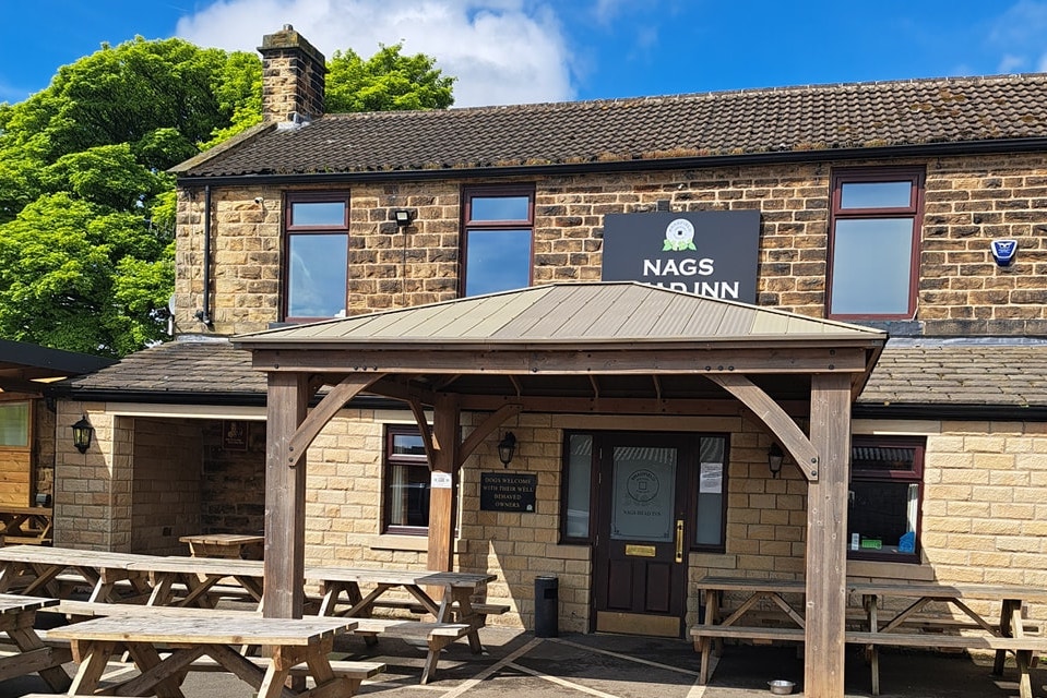 The Nags Head exterior - Best Beer Gardens in Sheffield
