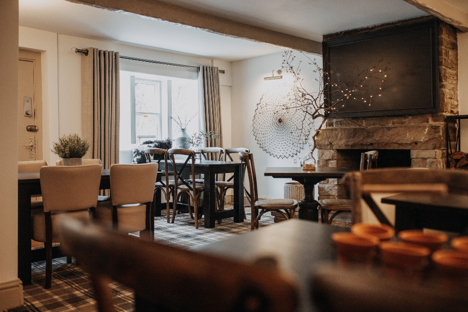 Woodman Inn Thunderbridge cosy pub