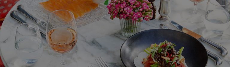 the ivy - best restaurants in Harrogate banner dark