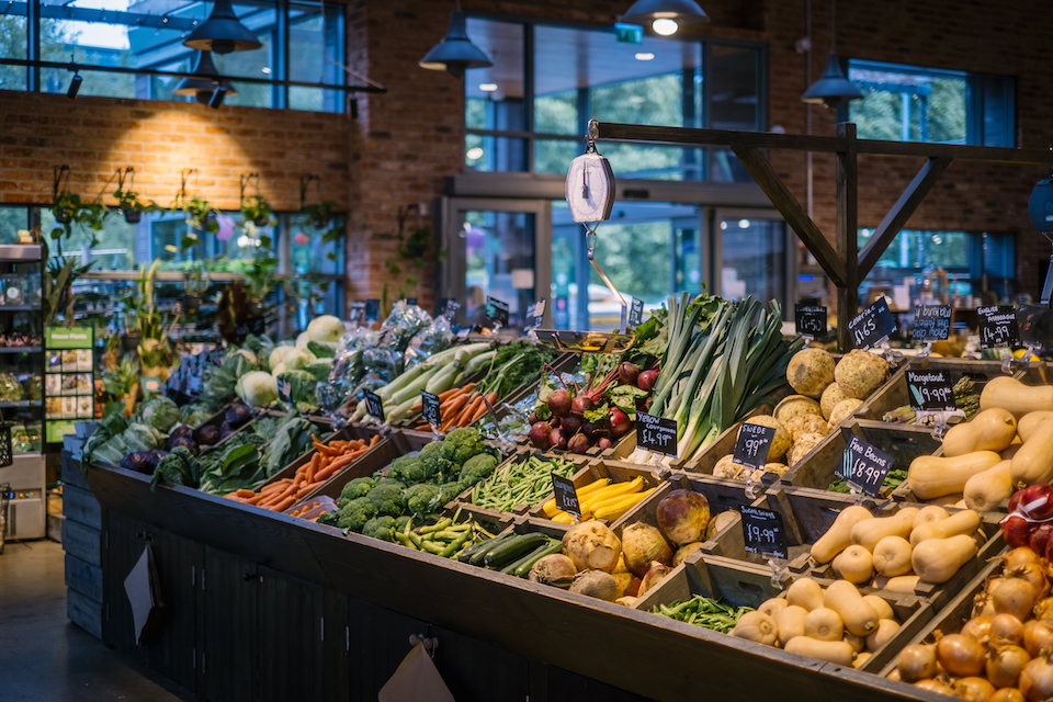 Keelham farm shop - produce