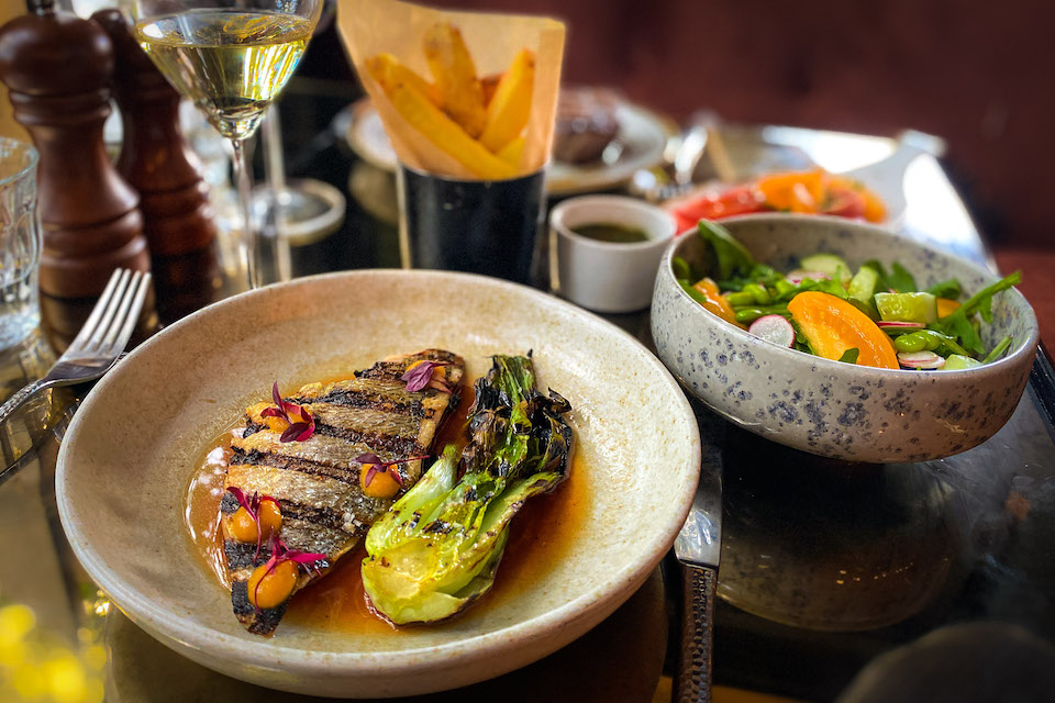 Chophaus Leeds review sea bream main course