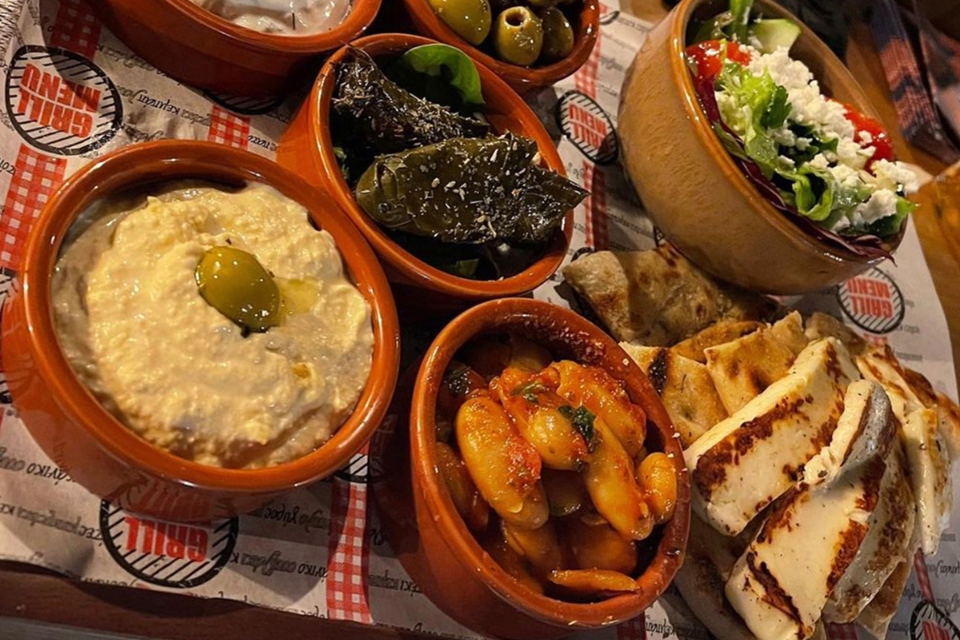 The Canary bar Leeds meze dishes