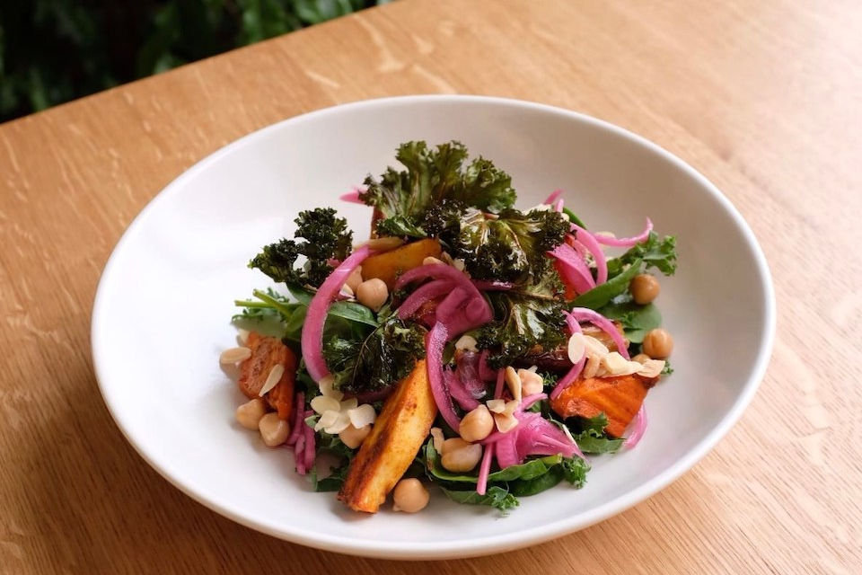 Hepworth Cafe Wakefield - healthy lunch dish