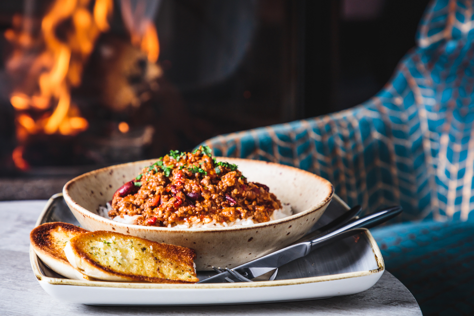 Macleod's Bar at Coniston Hotel chilli con carne