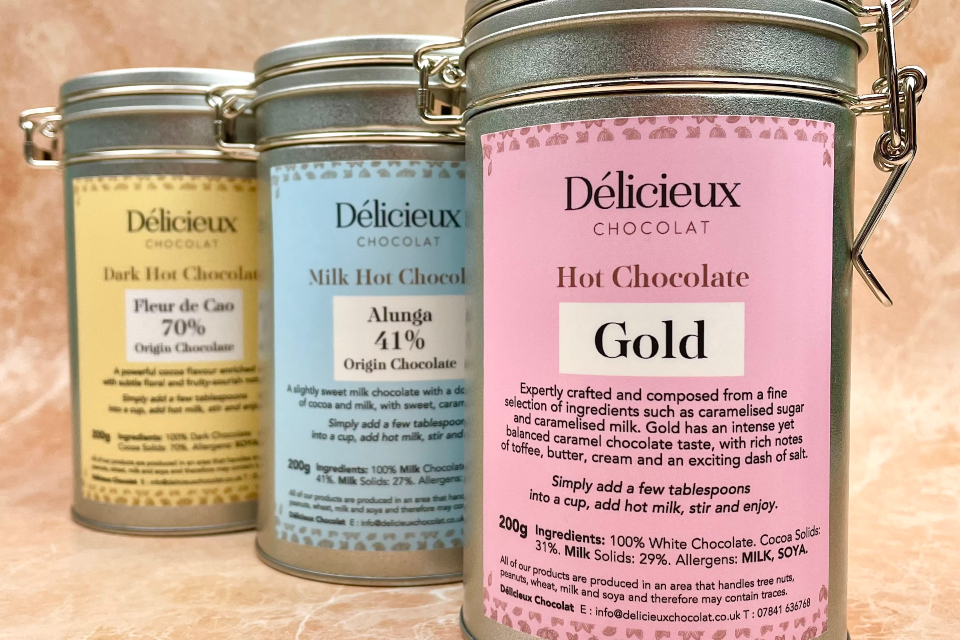 Delicieux Chocolat hot chocolate