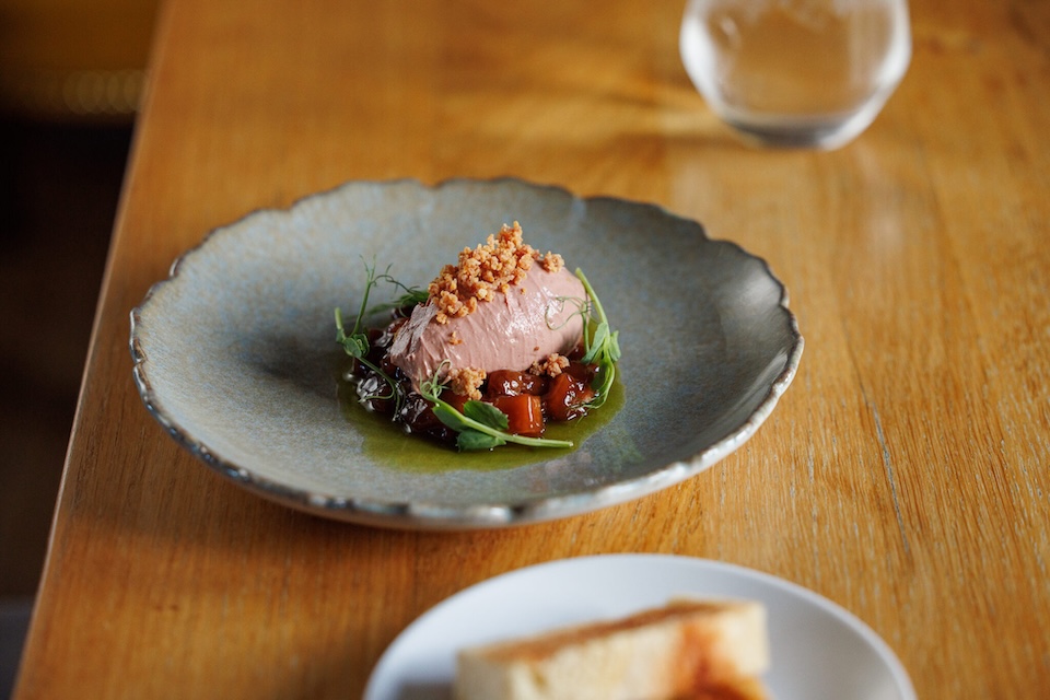 Chicken liver parfait - Devonshire Arms