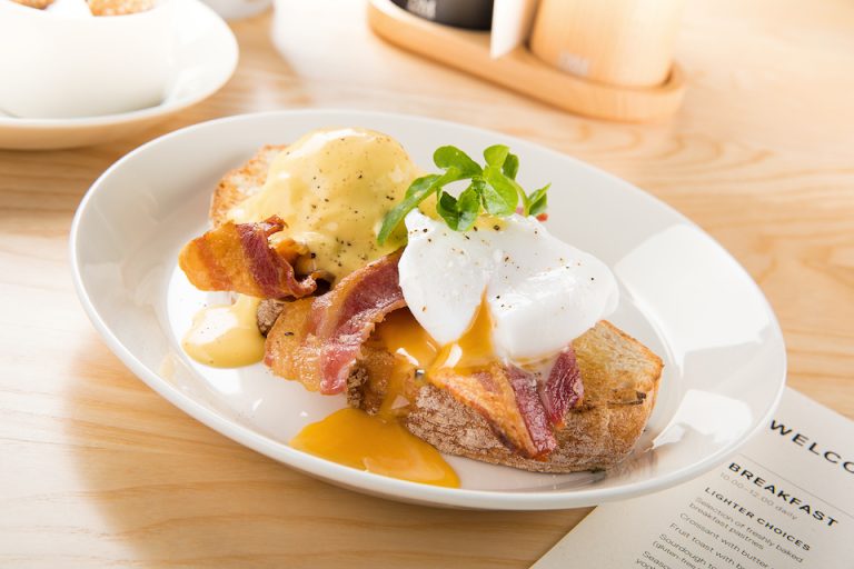 Yorkshire Sculpture Park The Weston Restaurant - Eggs Benedict