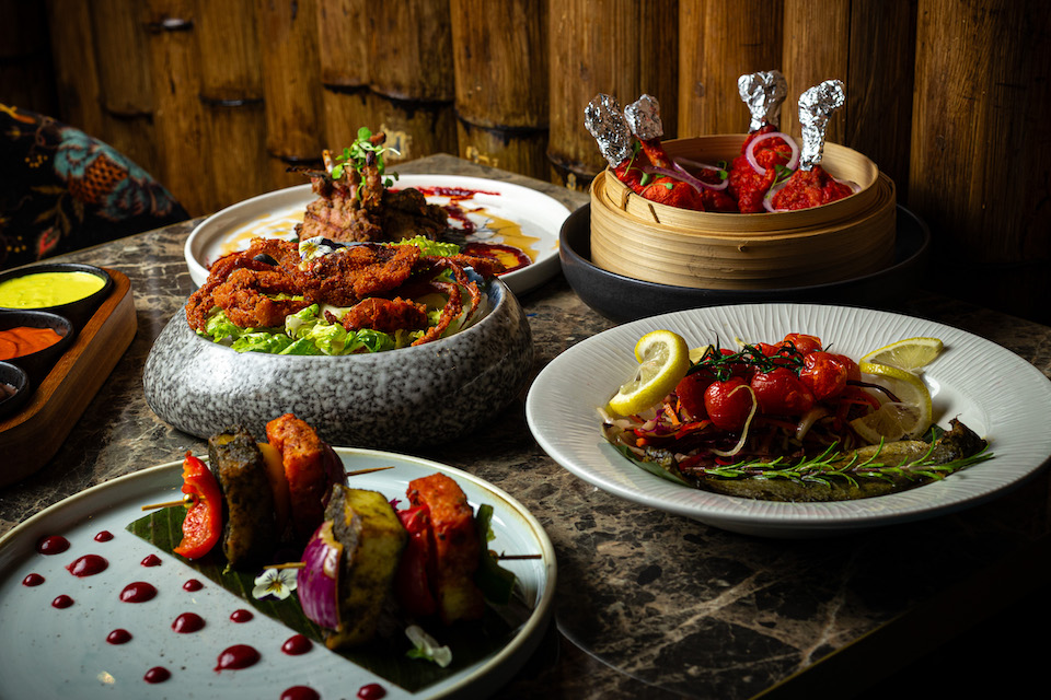 De Baga Leeds Christmas Set Menu Dishes