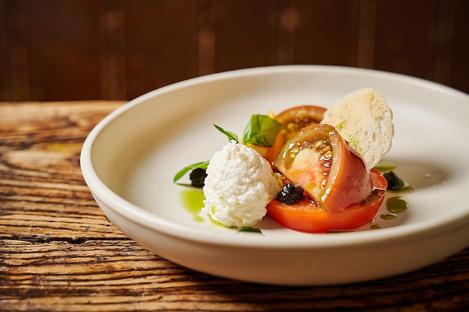 The Blue Lion Inn - East Witton Review - whipped burrata