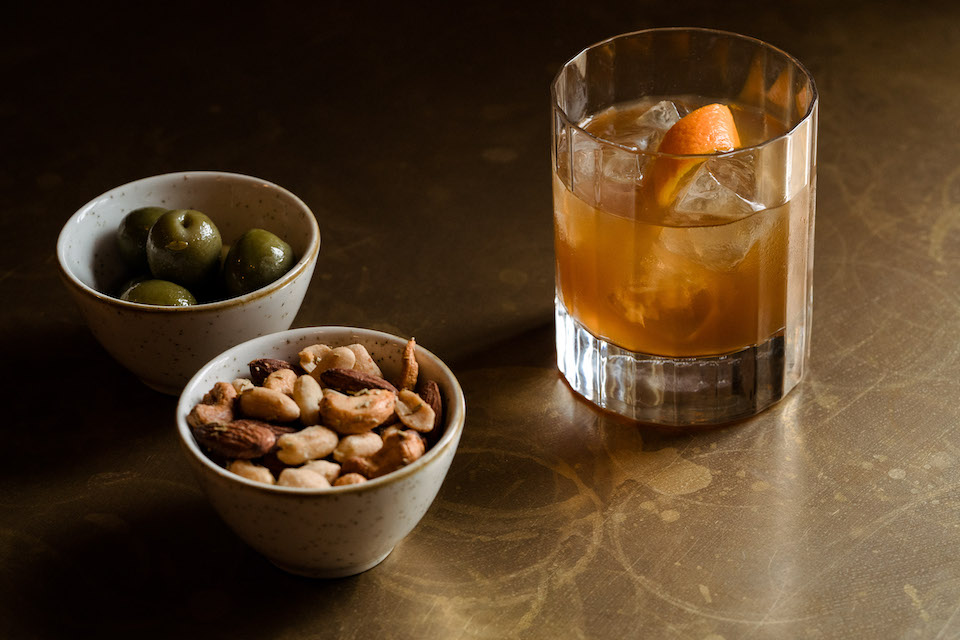 Pearly Cow York Review - The Swanky Old Swine with olives and Nuts