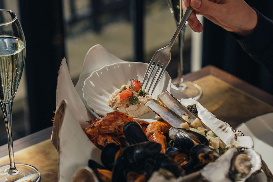 Pearly Cow York Review - Seafood platter