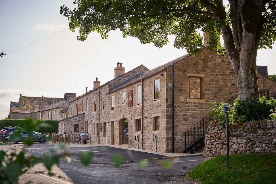 The Angel at Hetton Skipton - vegetarian restaurants Michelin star exterior