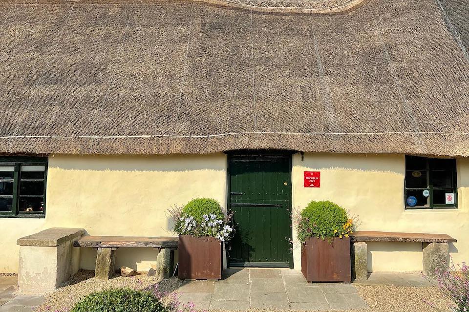 star inn at harome exterior post fire