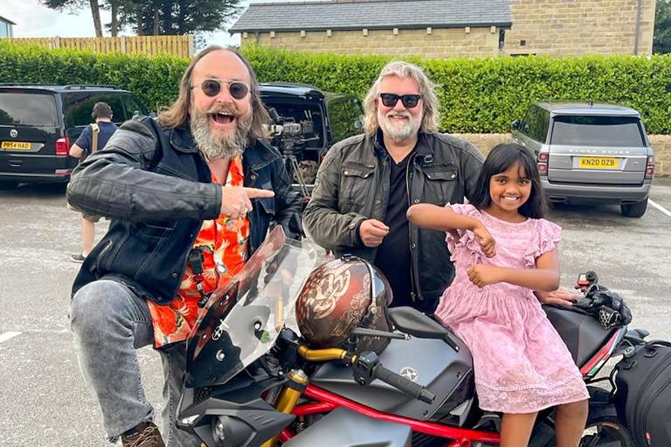 prashad with dave myers hairy bikers
