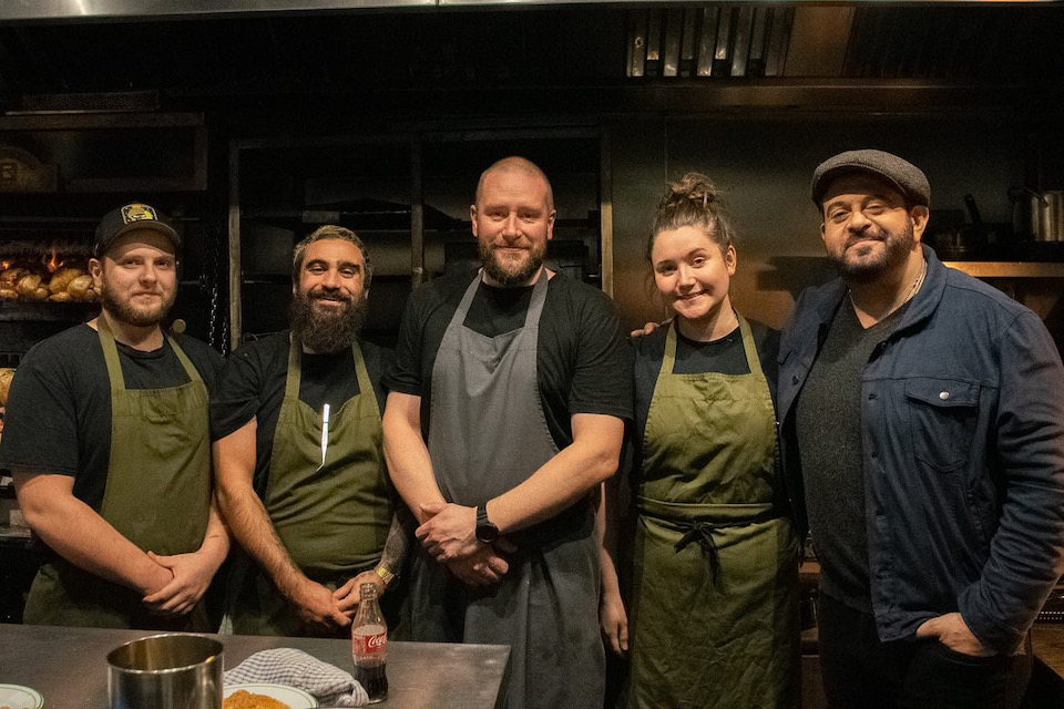 Adam Richman with Empire Cafe Leeds