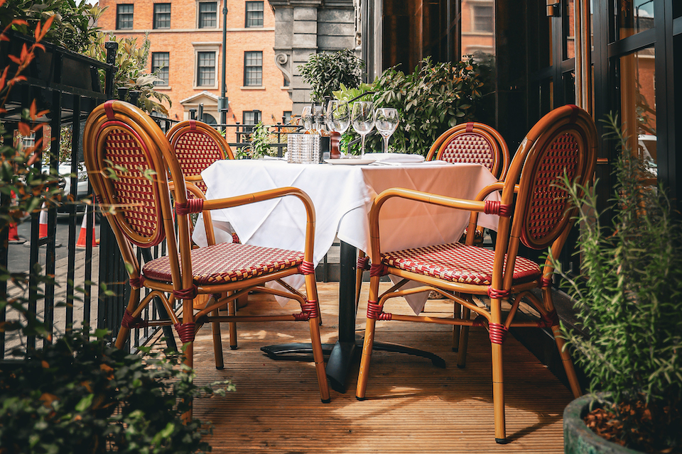 San Carlo Leeds - restaurant exterior summer terrace