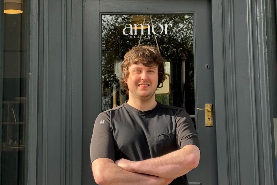 Nikki Pybus head chef and owner at restaurant amor boston spa