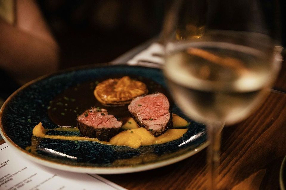 Whitelocks Leeds childhood classics beef carpaccio