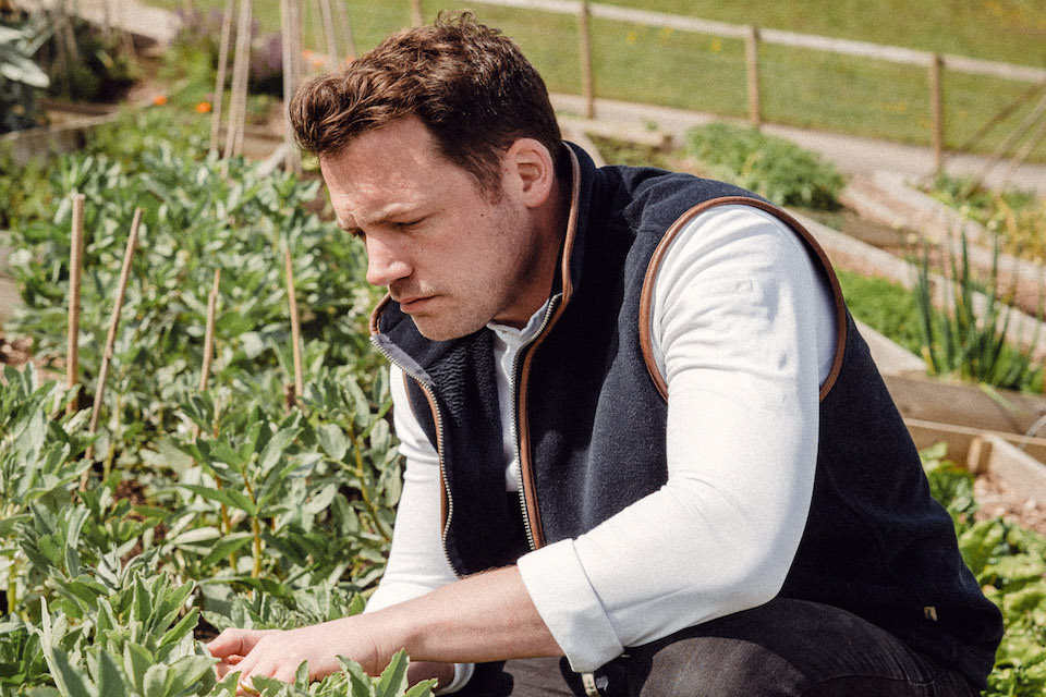 Saltmoore Tommy Banks in veg garden