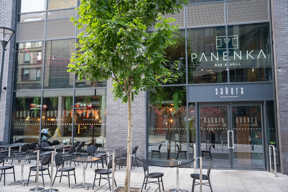 Sakura at Panenka Sheffield exterior