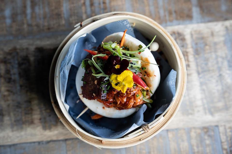 Sakura at Panenka Sheffield bao bun